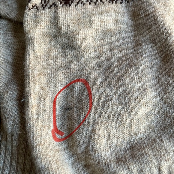 Vintage Henley For Tip Top Wool V -Neck Sweater Size L - Picture 11 of 11